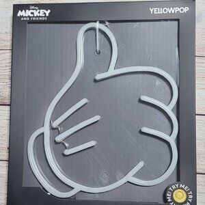 Disney Mickey and Friends Thumbs Up LED Neon Sign - NEW